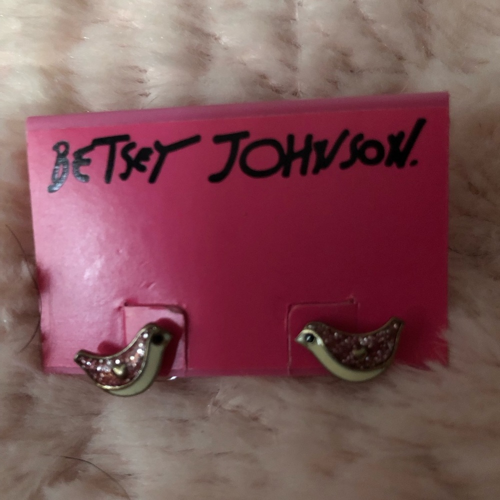 NWT Vintage Betsey Johnson Little Birdie Earrings